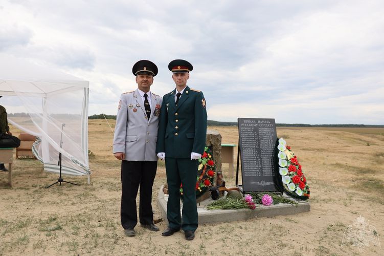 Ветераны войск правопорядка приняли участие в открытии в Зауралье памятника павшим в годы Великой Отечественной войны 