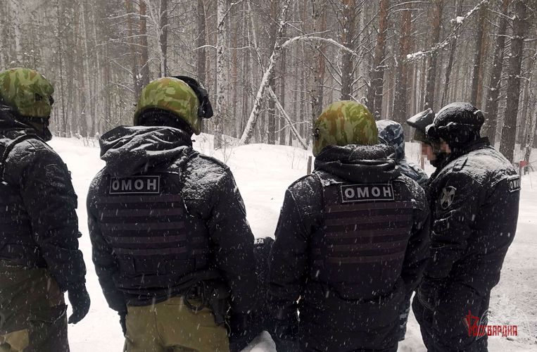 В Зауралье проходит учебный сбор взрывотехников спецподразделений Росгвардии (видео)