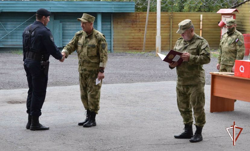 Сводный отряд спецподразделений Росгвардии вернулся в Курган из служебной командировки на Северный Кавказ