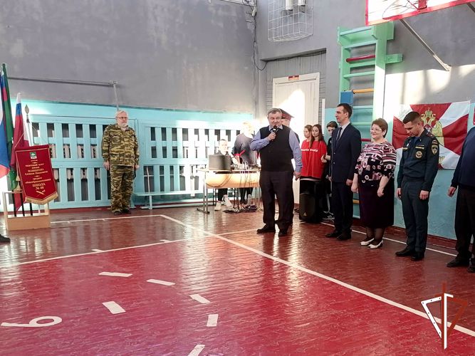 Представители Росгвардии принимают участие в месячнике оборонно-массовой и спортивной работы в Зауралье