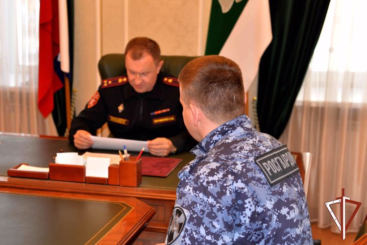 Начальник курганского управления Росгвардии  провел личный прием граждан