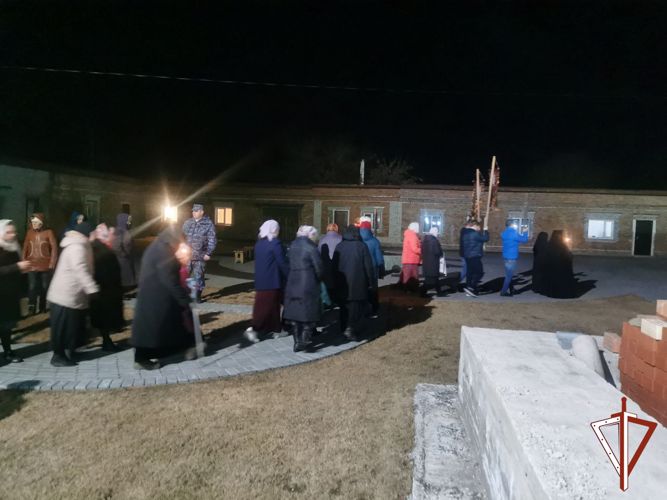 Росгвардия обеспечила безопасность празднования православной Пасхи в Курганской области