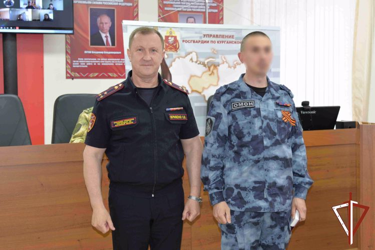 Росгвардейцам - участникам СВО из Зауралья вручены государственные награды 