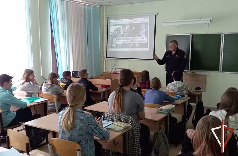 В преддверии Дня Победы Росгвардия провела цикл патриотических мероприятий для зауральской молодежи