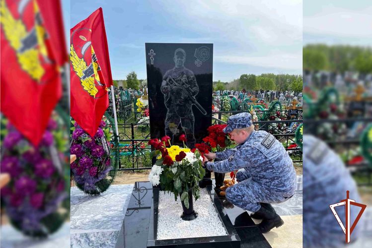 Память погибшего в ходе СВО бойца-спецназовца почтили росгвардейцы в Зауралье