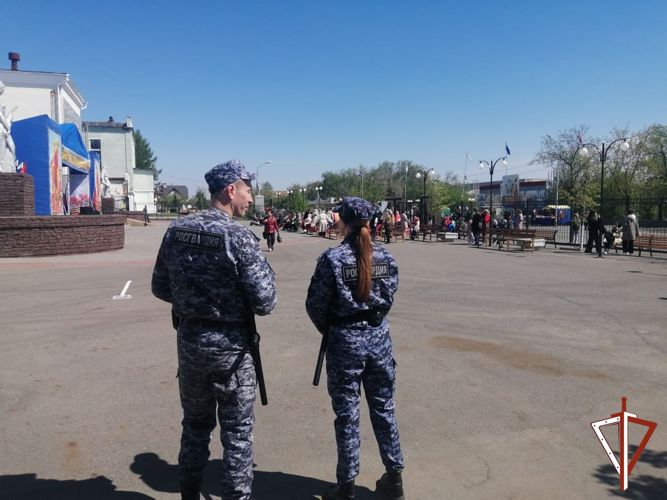Росгвардия обеспечила безопасность празднования Дня Победы в Зауралье