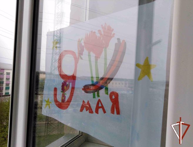 В канун Дня Победы росгвардейцы в Зауралье приняли участие в патриотических акциях и мероприятиях