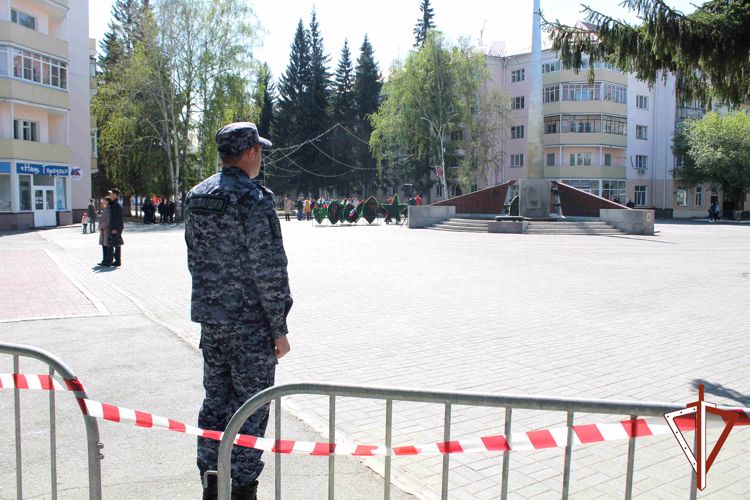 Росгвардия обеспечила безопасность празднования Дня Победы в Зауралье