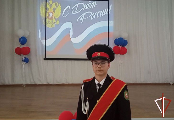Курганские кадеты записали поздравление для росгвардейцев – участников СВО (видео)