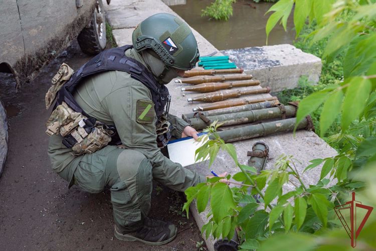 Росгвардейцы обнаружили схрон боеприпасов под мостом в ЛНР (видео)