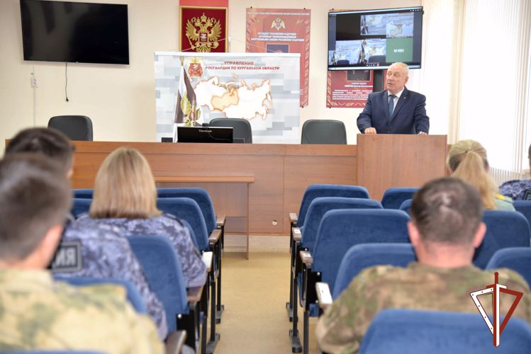 Росгвардейцам - участникам СВО вручили награды всероссийской общественной организации ветеранов «Боевое братство» Зауралья