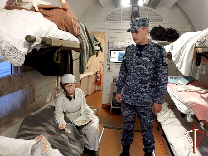 Росгвардия обеспечивает безопасность «Поезда Победы» в Курганской области