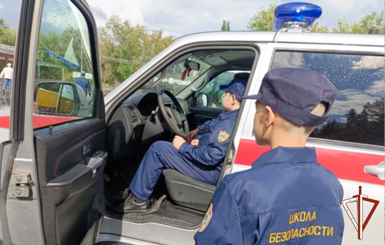 Росгвардия поддержала всероссийскую акцию «Вместе против террора» в Зауралье (видео)