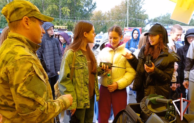 Росгвардия поддержала всероссийскую акцию «Вместе против террора» в Зауралье (видео)