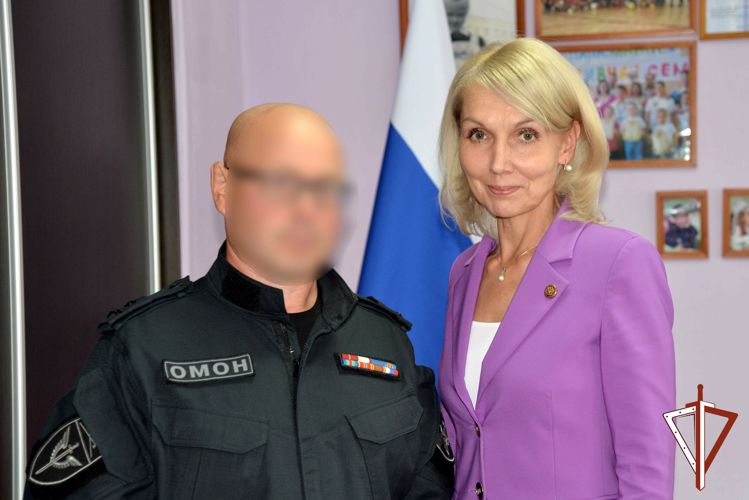 Росгвардейцы - участники СВО поблагодарили курганских школьников за поддержку
