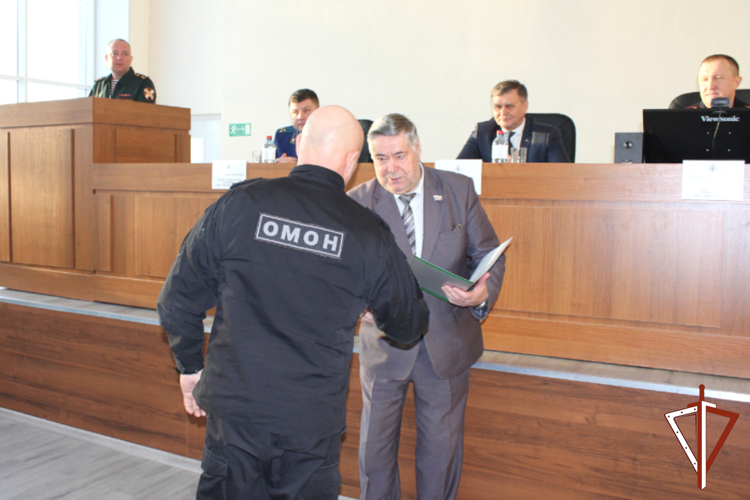 В курганском управлении Росгвардии состоялось итоговое совещание  за 2023 год (видео)