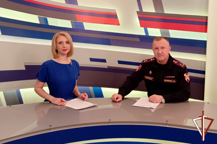 Начальник Управления Росгвардии по Курганской области подвел итоги года в эфире телеканала ВГТРК «Россия 1» (видео)