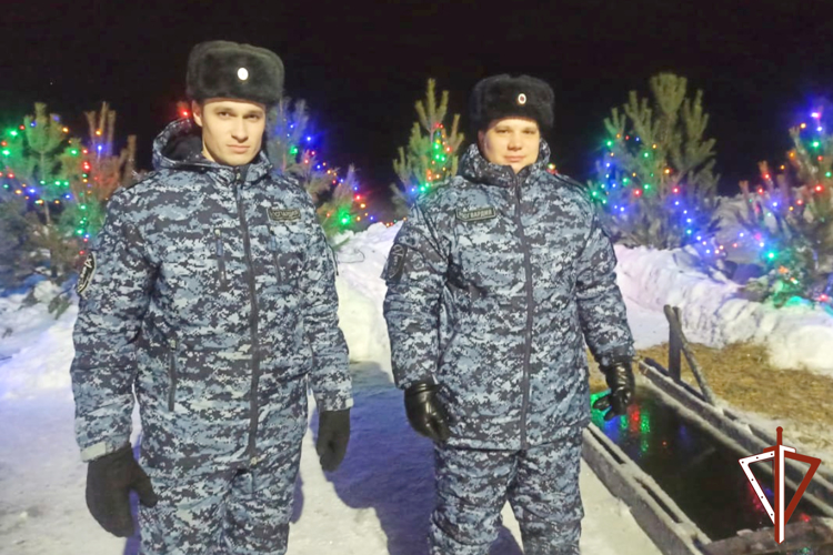 Во время празднования Крещения Господня в Зауралье правопорядок обеспечили сотрудники Росгвардии