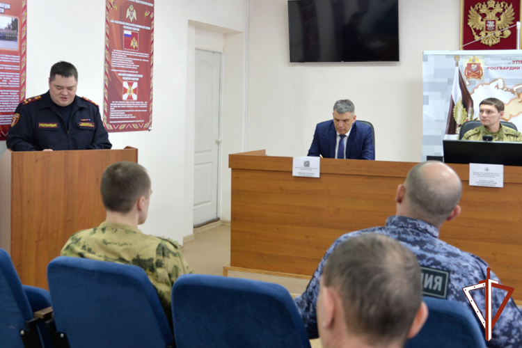 В курганском управлении Росгвардии обсудили вопросы охраны правопорядка в период проведения выборов главы государства