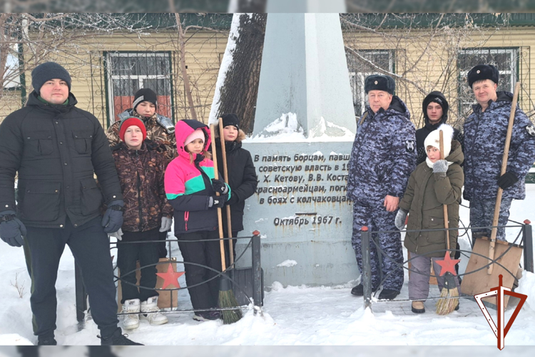 Патриотические мероприятия с участием представителей Росгвардии проходят в Зауралье