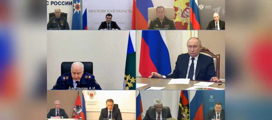 Генерал армии Виктор Золотов принял участие в совещании по мерам, принимаемым после теракта в «Крокус Сити Холле»