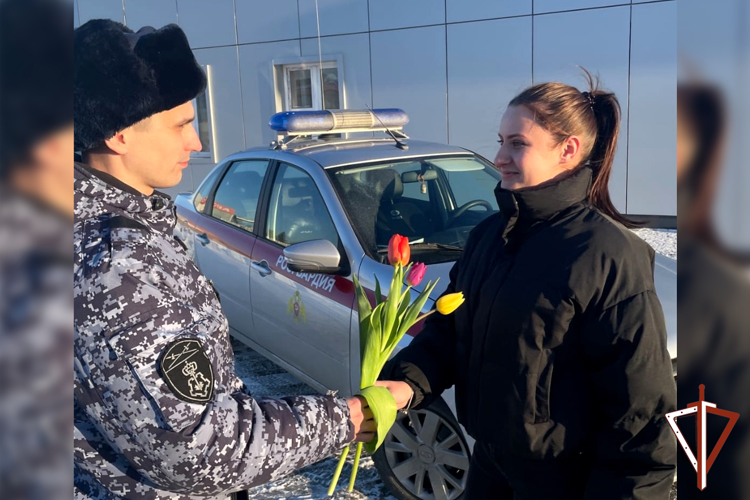 Всероссийская ведомственная акция «Весенний комплимент от Росгвардии» проходит в Зауралье (видео)