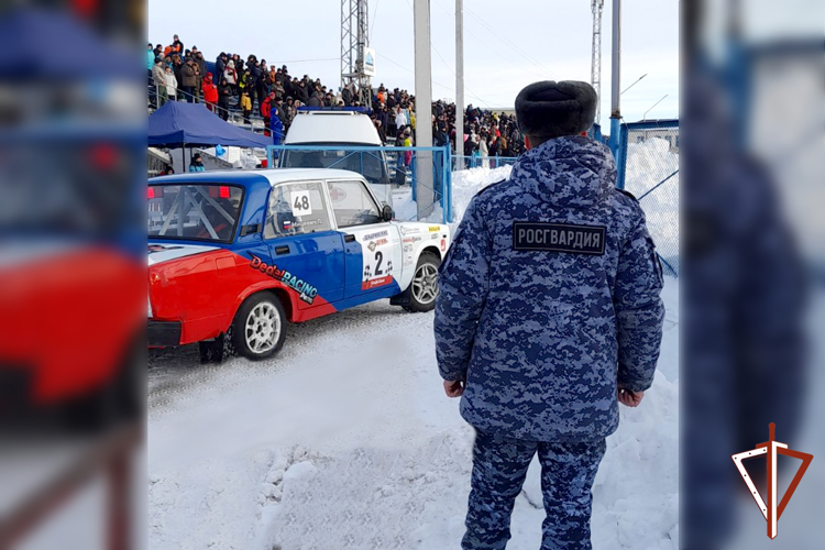 В Зауралье росгвардейцы обеспечили безопасность спортивных мероприятий 