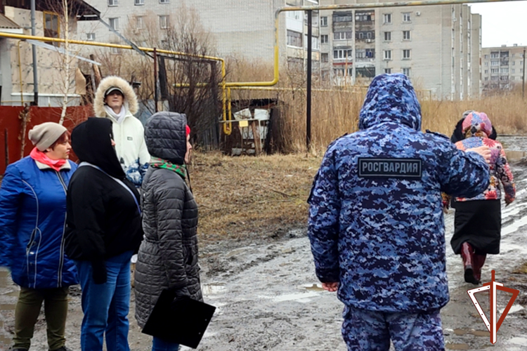 При участии Росгвардии продолжаются профилактические рейды в период весеннего половодья в Кургане