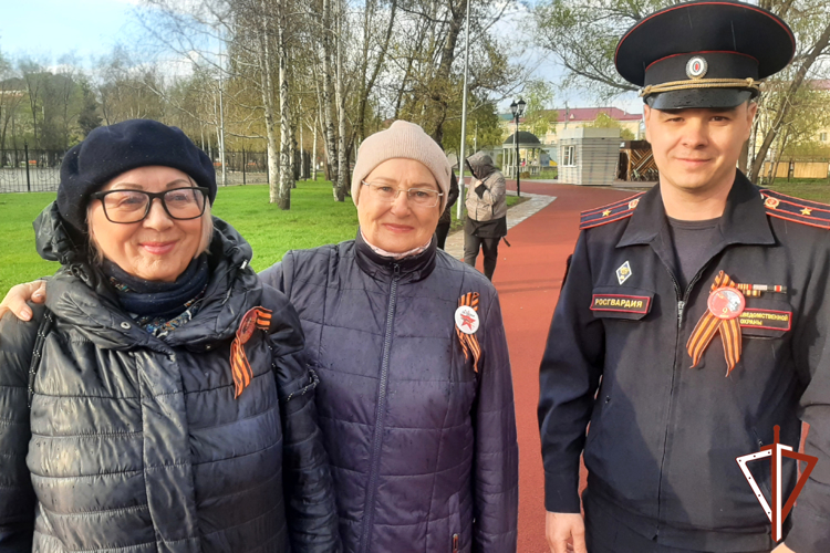 Росгвардия проводит патриотическую акцию «Георгиевская ленточка» в Зауралье
