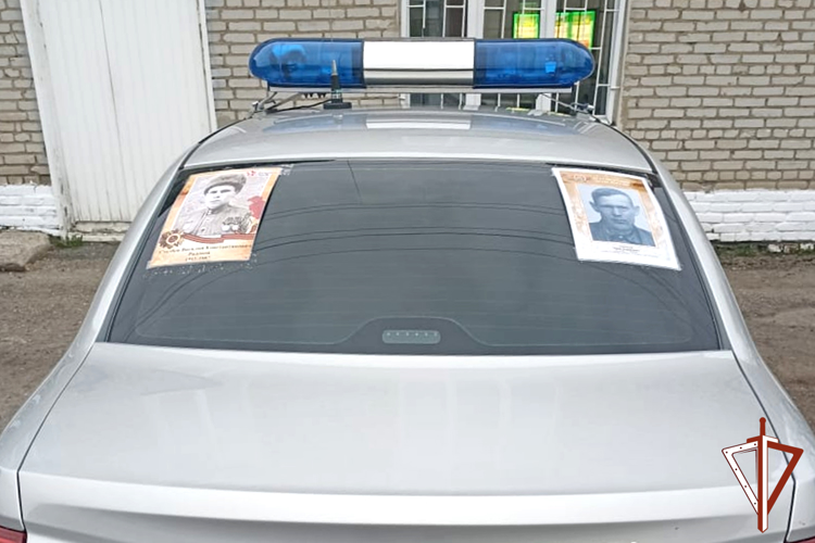 Патриотическая акция «Бессмертный автополк» продолжается в Курганской области