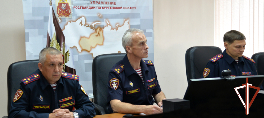 В Кургане подведены итоги деятельности территориального управления Росгвардии за полугодие