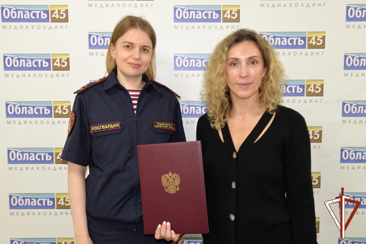 Дети росгвардейцев из Зауралья попробовали себя в роли телеведущих 