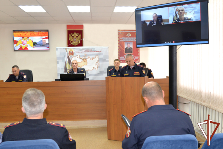 В Кургане подведены итоги деятельности территориального управления Росгвардии за полугодие