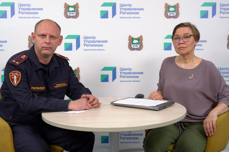 Офицер Росгвардии в прямом эфире рассказал об обороте гражданского оружия в Зауралье (видео)