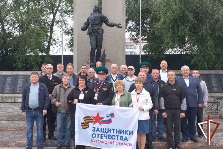 Мероприятия ко Дню ветеранов боевых действий провели представители Росгвардии в Кургане (видео)