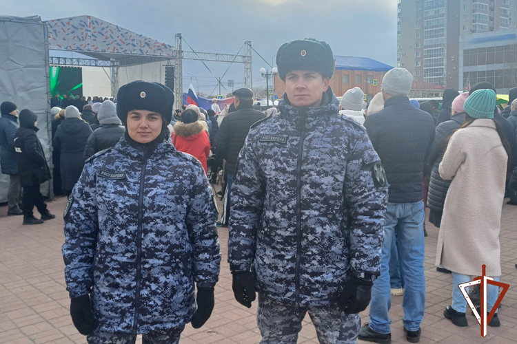 В Зауралье Росгвардия обеспечила безопасность празднования Дня народного единства