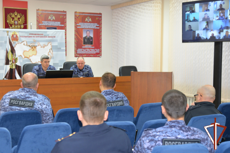 В Кургане состоялись занятия с руководителями групп по военно-политической подготовке Росгвардии