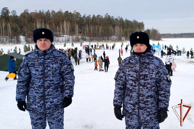 Правопорядок во время празднования Крещения Господня в Зауралье обеспечили сотрудники Росгвардии