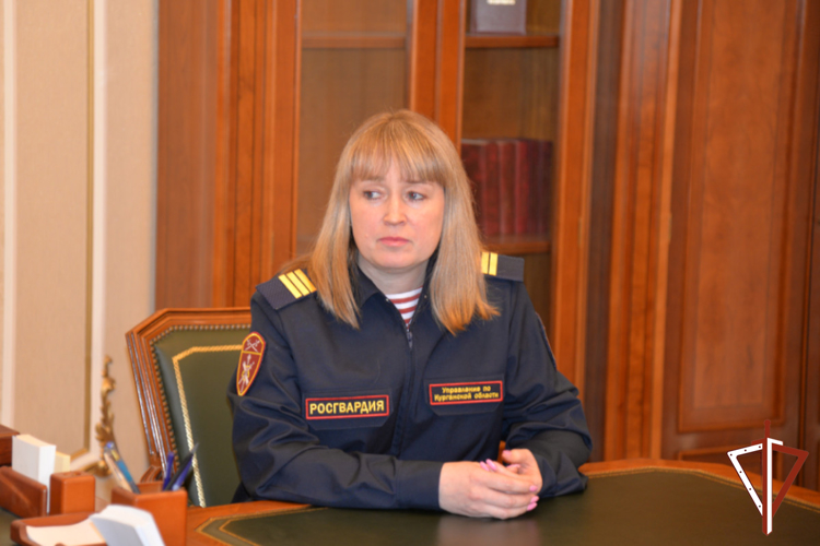 В Кургане руководитель территориального управления Росгвардии провел личный прием граждан