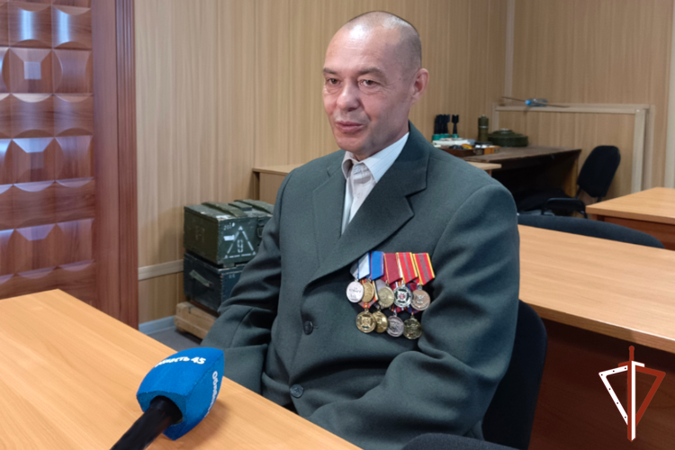 Мероприятия к Дню ветеранов боевых действий провели представители Росгвардии в Зауралье 
