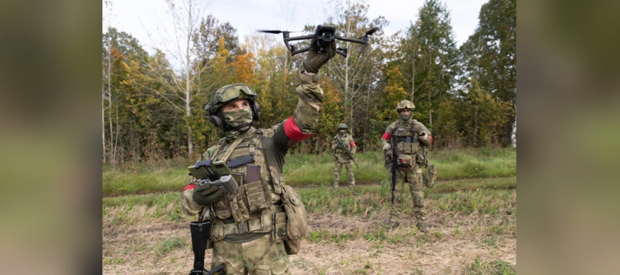 Бойцы «стальной» бригады Росгвардии уничтожили бронеавтомобиль противника 