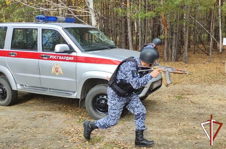 Тактико-ситуационные стрельбы провели росгвардейцы в Зауралье