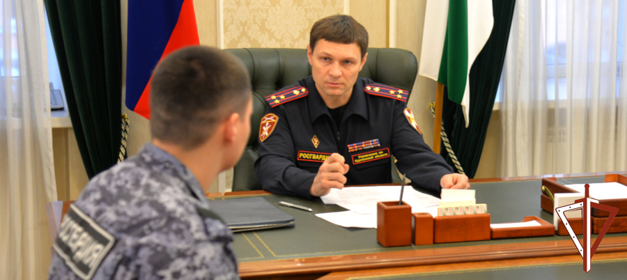 В Кургане врио руководителя областного управления Росгвардии провел прием граждан 