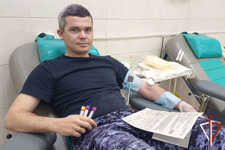 Росгвардия участвует в ведомственной донорской акции в Зауралье