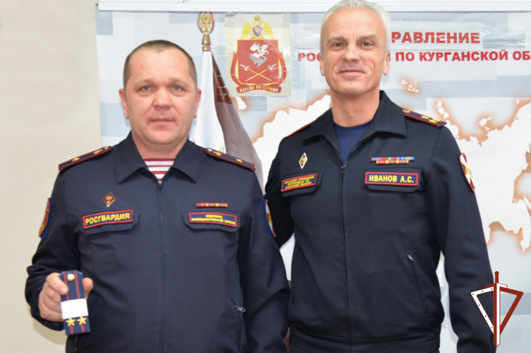В Зауралье офицерам Росгвардии присвоены специальные звания на одну ступень выше