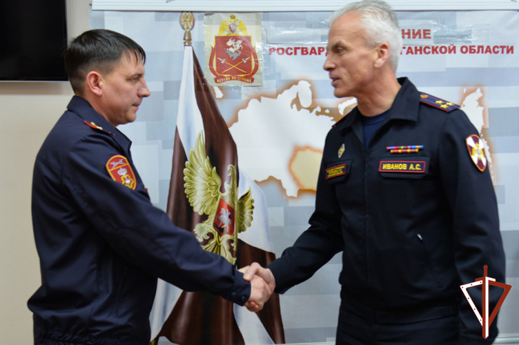 В Зауралье офицерам Росгвардии присвоены специальные звания на одну ступень выше