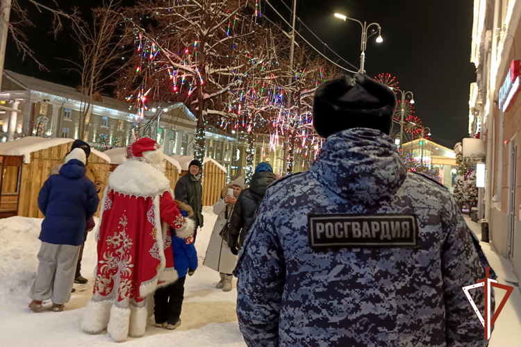 В новогоднюю ночь безопасность и правопорядок в Зауралье обеспечила Росгвардия (видео)