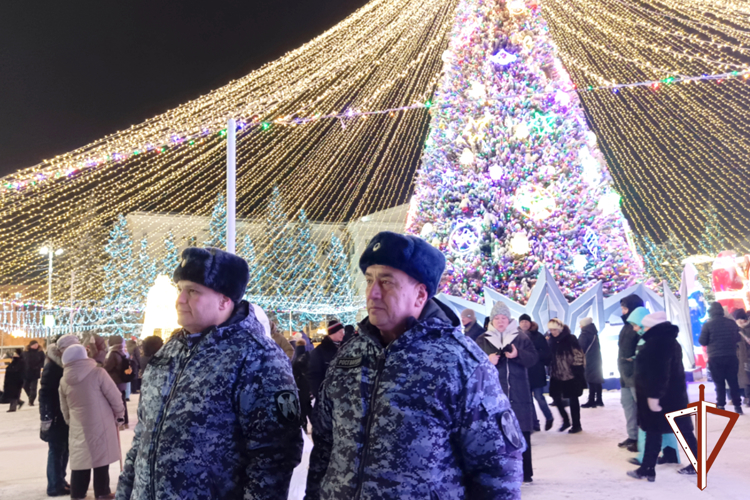 В новогоднюю ночь безопасность и правопорядок в Зауралье обеспечила Росгвардия (видео)