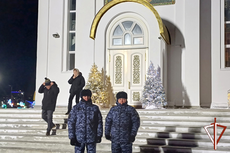 Росгвардия обеспечила безопасность рождественских мероприятий в Зауралье