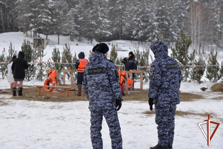 Безопасность празднования Крещения Господня в Зауралье обеспечила Росгвардия